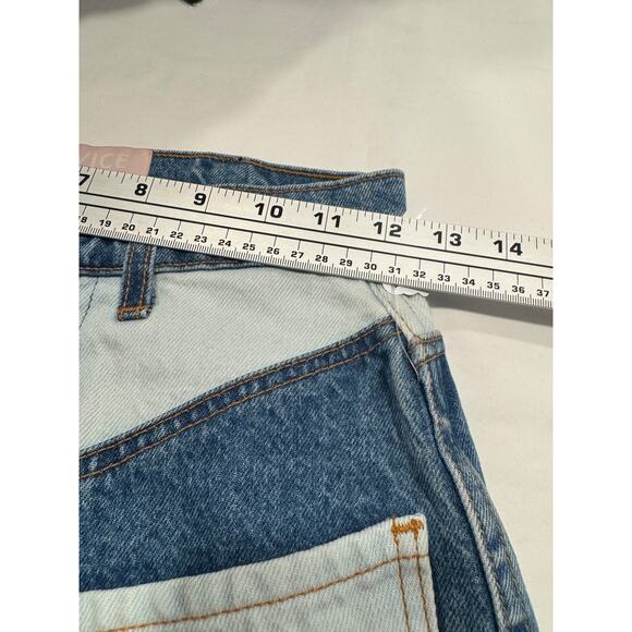 Revice The Muse Jeans Size 23 Goddess High Rise Colorblock Pocket Cotton Flared - Picture 5 of 7